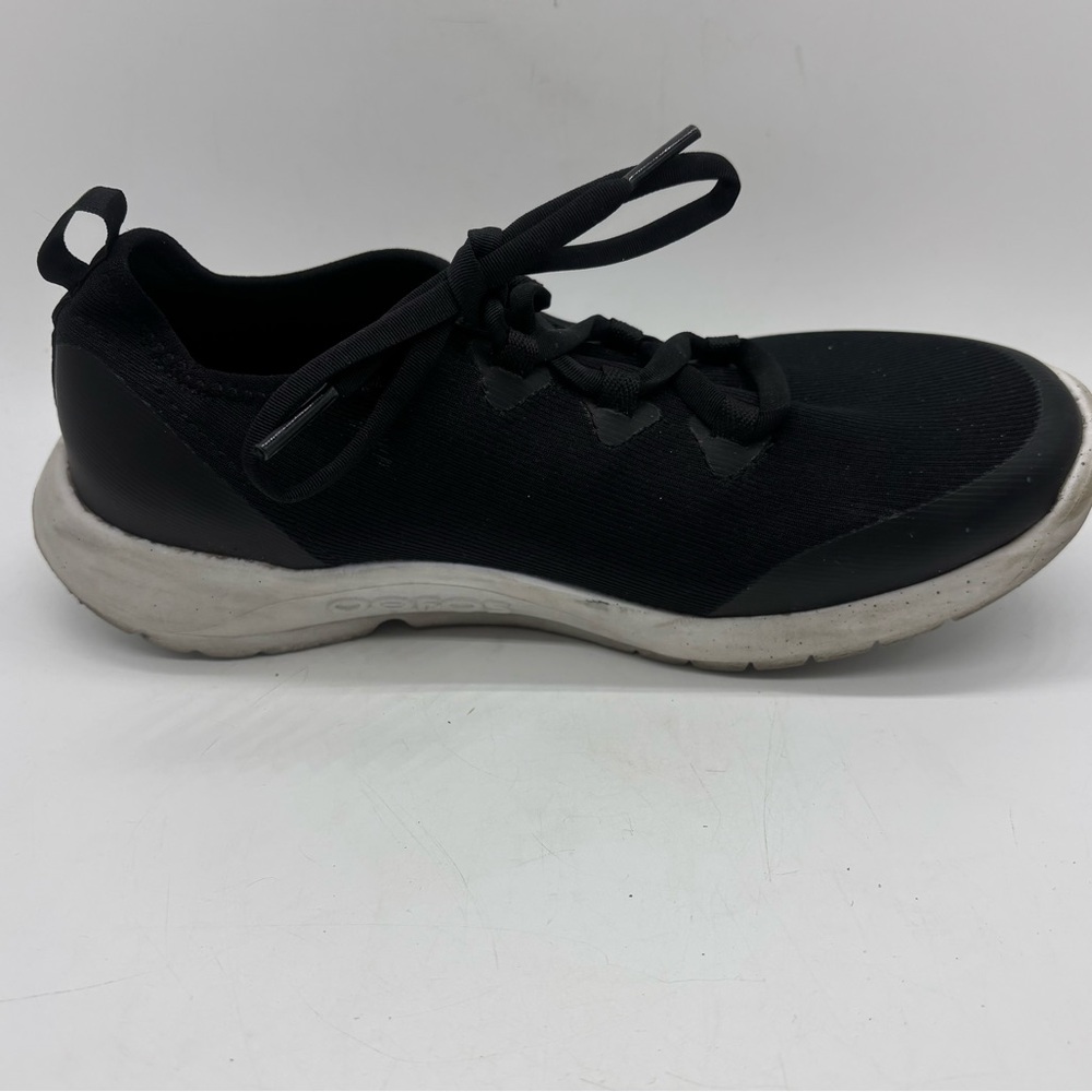 OOfos OOmg Sport LS Lace Up Sneaker Recovery Black  Womens Size US 7 EU 38